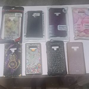 Pixi Sparkle and Pattern Phone Covers - Purple, Black, Pink, Gold
